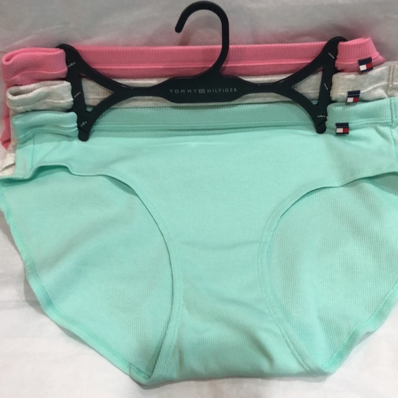 Tommy Hilfiger 3pack cotton ribbed women’s hipster underwear panties size XL new - Picture 1 of 11